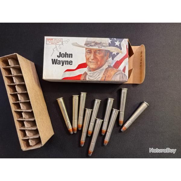 BOITE INCOMPLETE DE MUNITION "JOHN WAYNE" 32-40 WINCHESTER