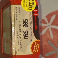 Hornady jeu d outils 500 SW neuf en stock vendu par poudrenoirepro