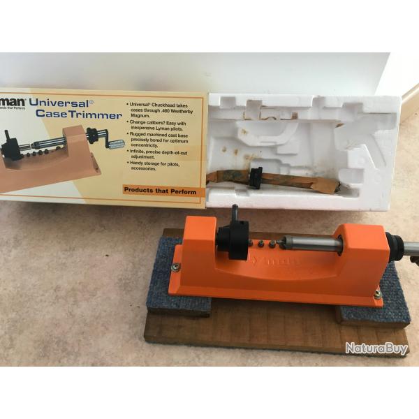 LYMAN CASE TRIMMER PEU SERVIE AVEC 2me arbre
