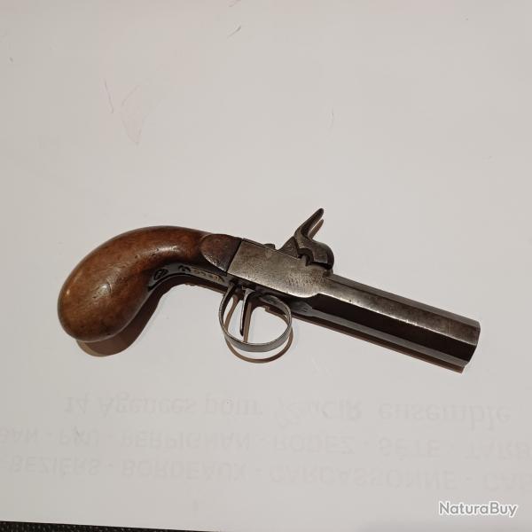 PISTOLET DE POCHE A PISTON POUDRE NOIRE CAT D