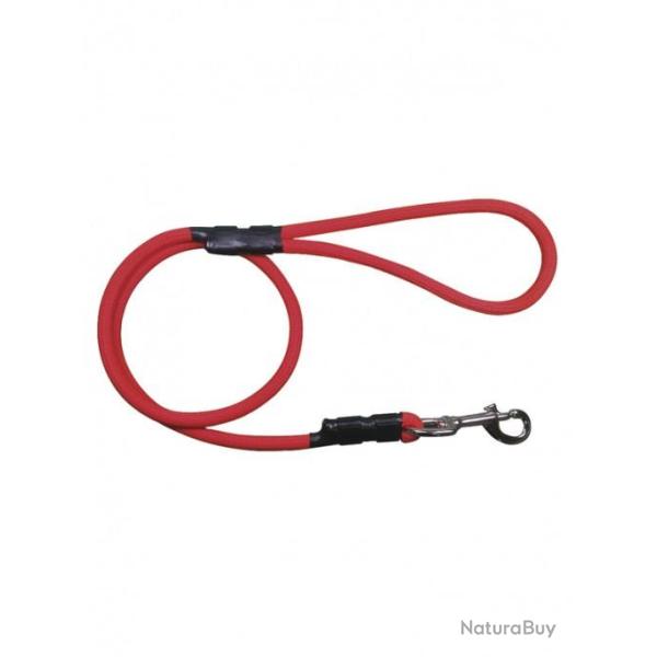 Laisse textile tubulaire orange 1.2ml x 10mm