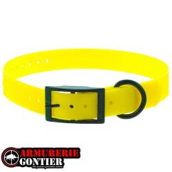 Collier CANIHUNT XTREM PU JAUNE 450mmx19mm