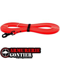 LONGE CANIHUNT ECO XTREME PVC PLATE LG 10 ML LARGEUR 13 mm ORANGE