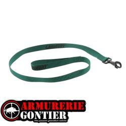 Laisse pour chien CANIHUNT HUNTER FIRST simple plate 2,5 x 0.25 x 120 cm vert