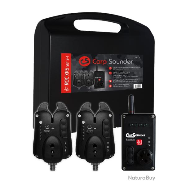 Carp Sounder ROC XRS Black SET - 2 Indicator