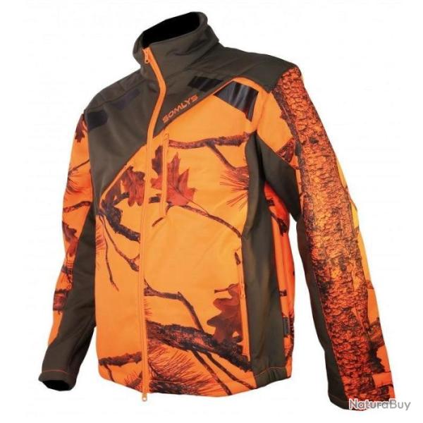 DC 25 ! Veste softshell Somlys Sherpa Camo Blaze
