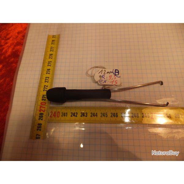 Frule  ou (Embout bouchon) canne fusils  12 mm. Conforme model d'origine.                       (b)