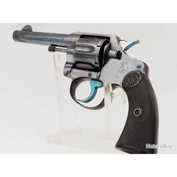 REVOLVER COLT 1898 NEW POLICE POSITIVE 4 POUCES BLEU Calibre 38 S&amp;W VP 1906 - USA XIX� U.S.A. XIX em