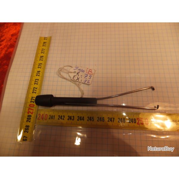 F�rule  ou (Embout bouchon) canne fusils  9 mm. Conforme model d'origine.                       (B)