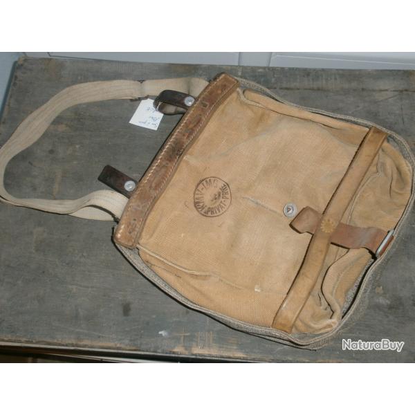 Sac  pain, besace de troupe arme suisse 1940 excellent tat