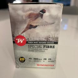 1 EURO SANS PRIX DE RÉSERVE 24 CARTOUCHES WINCHESTER SPÉCIAL FIBRE CAL 20/70 PB 8 LIVRAISON OFFERTE