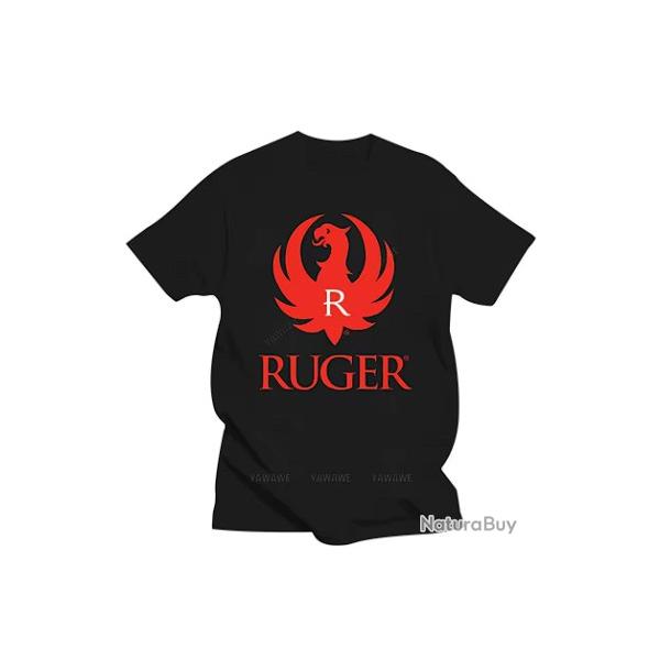 T-shirt RUGER noir LIVRAISON GRATUITE