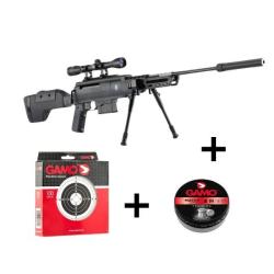 Pack Carabine Black Ops Sniper 19,90 Joules Calibre 4.5 MM