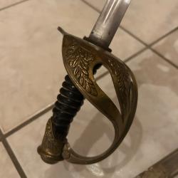 sabre d'officier époque 1850