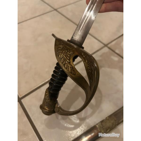 sabre d'officier poque 1850