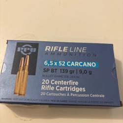 Munitions 6,5x52 carcano
