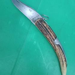 COUTEAU  CORNILLON  :  HENZ     AARAU   ( SUISSE  )  .  FONCTIONNEL  .  TRES ANCIENNE FABRICATION .