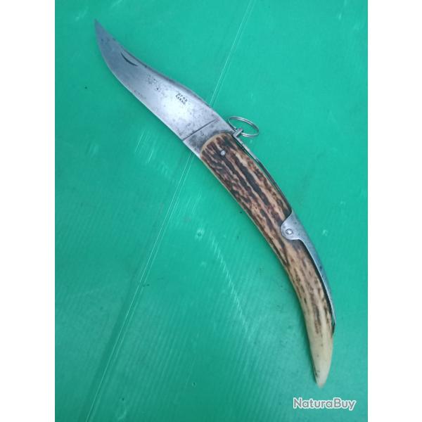 COUTEAU  CORNILLON  :  HENZ     AARAU   ( SUISSE  )  .  FONCTIONNEL  .  TRES ANCIENNE FABRICATION .