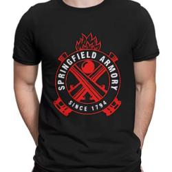 T-shirt SPRINGFIELD noir LIVRAISON GRATUITE
