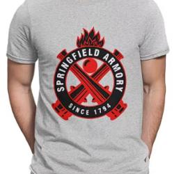 T-shirt SPRINGFIELD gris LIVRAISON GRATUITE