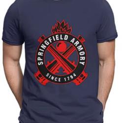T-shirt SPRINGFIELD bleu marine LIVRAISON GRATUITE