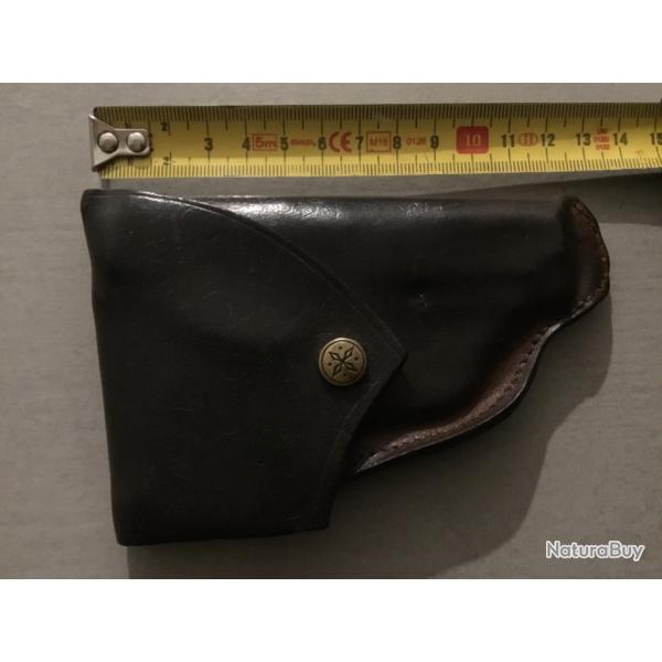 Jolie petit tui Holster Cuir d'poque pour semi auto.