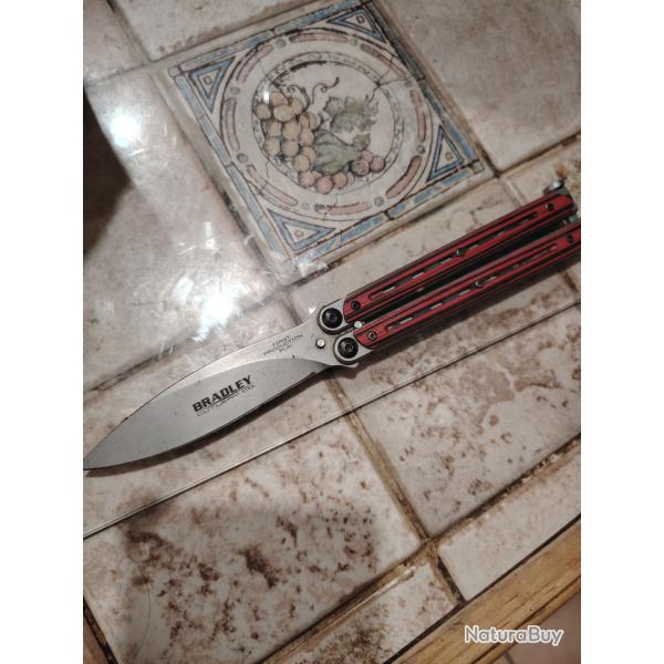 couteau papillon bradley
