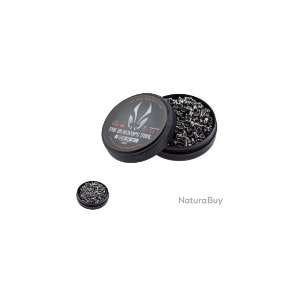 Plombs THE BLACK OPS SOUL cal.4.5 tte pointue par 1000