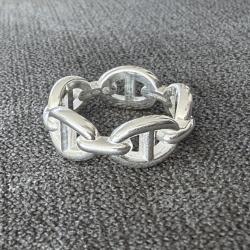 Bague HERMES neuve en argent - chaine d'ancre - taille 54 - Herm&egrave;s