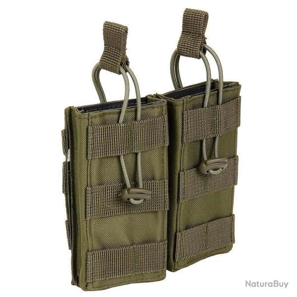 Pochette 2 chargeurs syst�me Molle  #F (Couleur Vert)