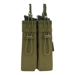 Pochette 2 chargeurs système Molle  #C (Couleur Vert)