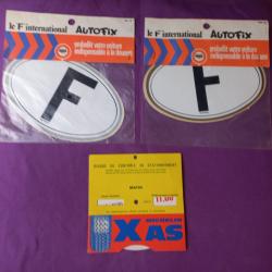 lot vintage pour automobile 1960 / 1970