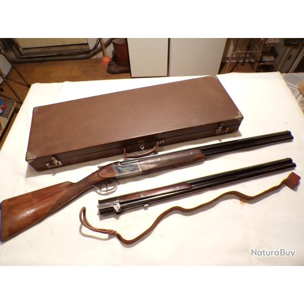 SUPERPOSE SUPER JAY 12/70 avec 2 paires de canons et sa mallette.