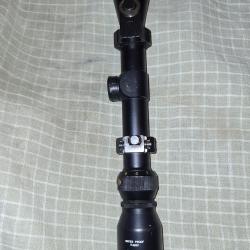 Montage pivotant EAW 25,4 complet(colliers+embases) et lunette