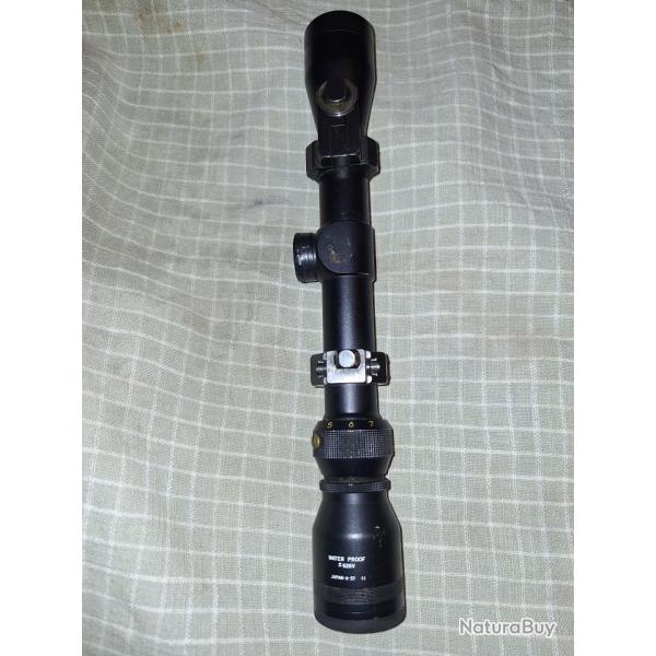 Montage pivotant EAW 25,4 complet(colliers+embases) et lunette