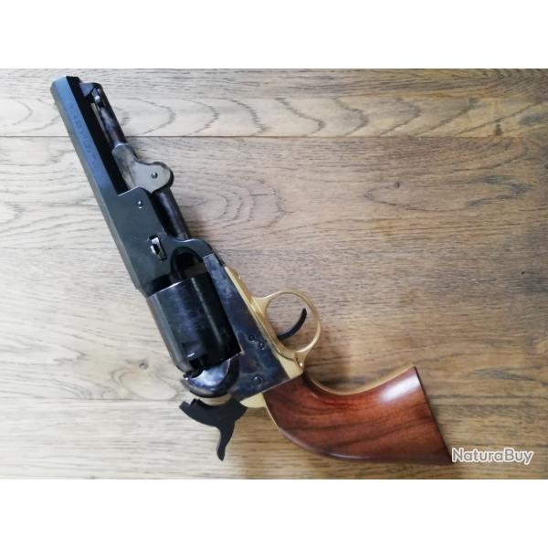 Rplique pourdre noire Colt navy yank sheriff acier.