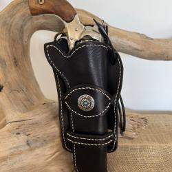 Holster en cuir pour Colt SAA 1873, Remington 1858. Droitier N&deg;05