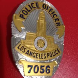 Insigne Badge Police Los Angeles LAPD Officer