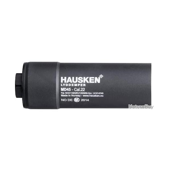Silencieux HAUSKEN MINI 45 Sans bague filetage origine 18x100 .177/ 17 HMR