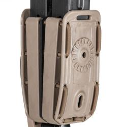 Porte-chargeur double Bungy 8BL01 Cal.9mm - Beige