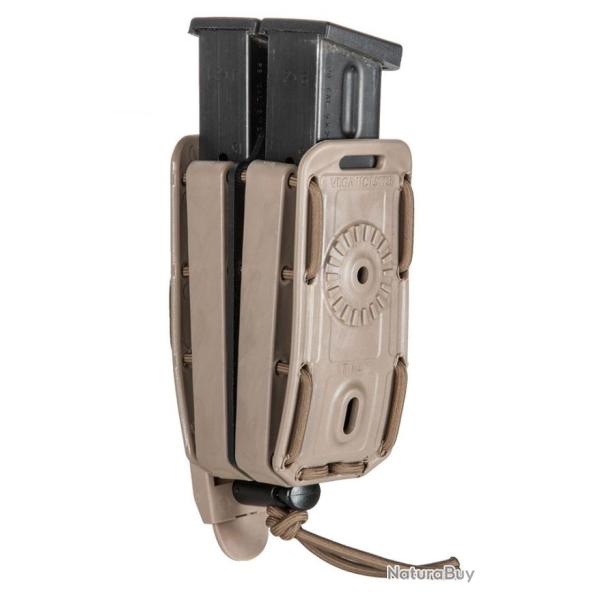 Porte-chargeur double Bungy 8BL01 Cal.9mm - Beige