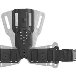 Plaque de hanche compacte 1 sangle 8K28 - Noir