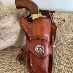 Holster en cuir pour Colt SAA 1873 ou réplique. Droitier N°09