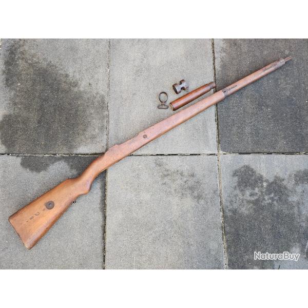 Crosse complte au mme numro pour un Mauser G98 Gewehr 98