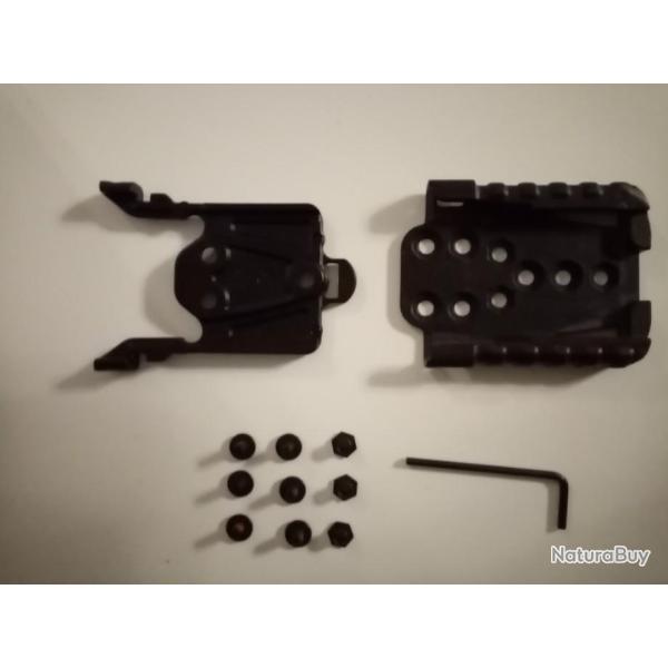 Kx2 gk pro. Support + rceptacle et vis. Kit complet. Diffrentes inclinaisons possibles