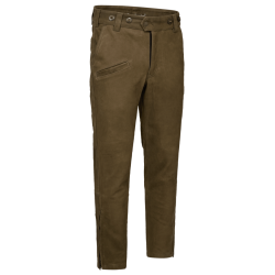 Pantalon de chasse en cuir marron Strasbourg DEERHUNTER