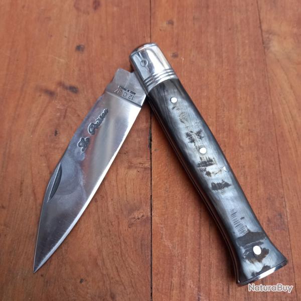 Joli Couteau KENAVO par LE POISSON Manche en Corne de B�lier