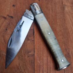 Couteau KENAVO par LE POISSON Manche en Corne de B&eacute;lier