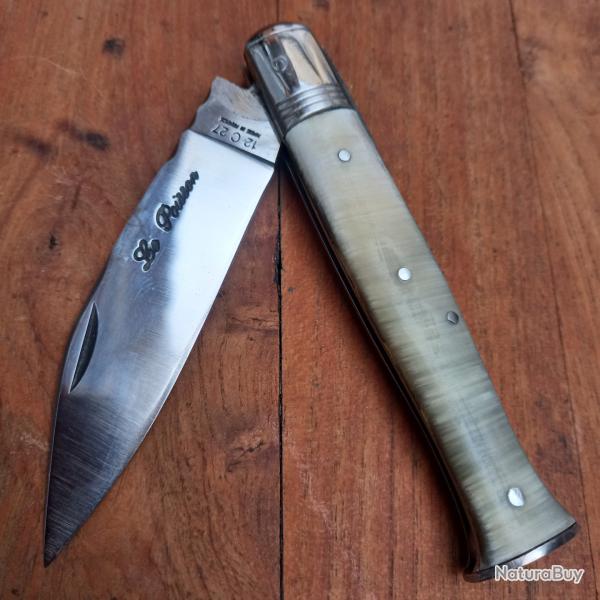 Couteau KENAVO par LE POISSON Manche en Corne de B�lier