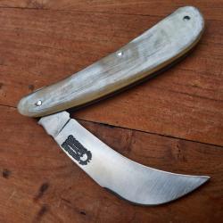 Joli Couteau Régional SERPETTE VÉRITABLE CUILLÈRE  BROSSARD Manche en Corne